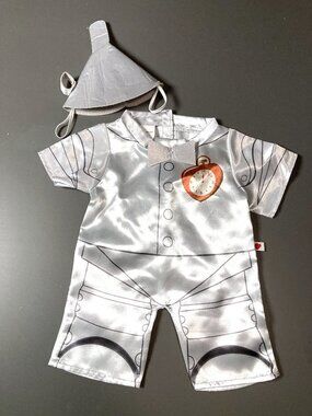 Build A Bear Tinman Costume Excellent Condition 2 Piece Costume